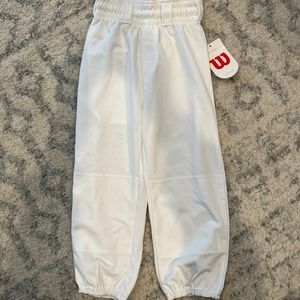 Wilson white baseball pants